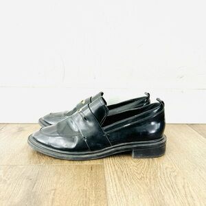 ZARA Black Penny Loafers daily dress fashion woman’s 36